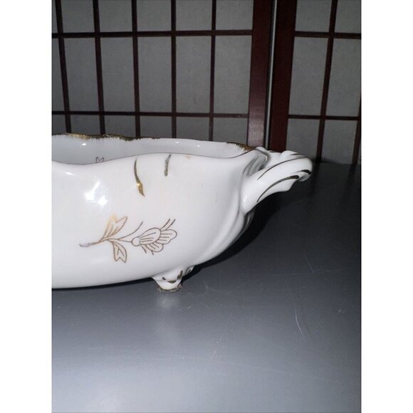 Eisenberg Polzellanfabrik Kalk G M.b.H. Porcelain Handled Candy Bowl 8099 Antiqu - Picture 14 of 16